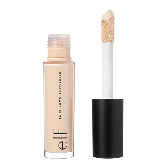 e.l.f. 16HR Camo Concealer, Full Coverage & Highly Pigmented, Matte Finish, Medium Neutral, 0.203 Fl Oz (6mL)