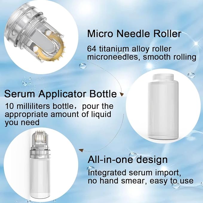Plus Derma Hydra Roller Skin Roller and Serum Applicator for Home Use