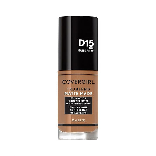 COVERGIRL TruBlend Matte Made Liquid Foundation, Warm Tawny, 1 Fl Oz (Pack of 1)