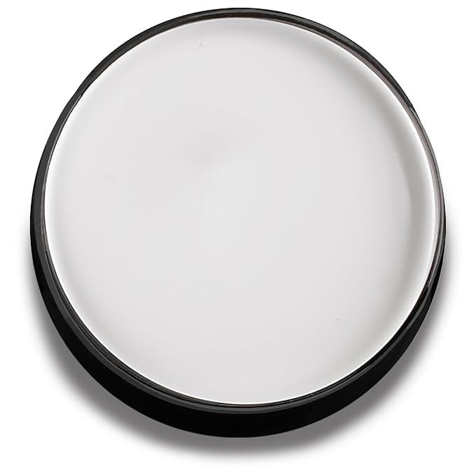 Mehron Makeup Color Cups | Stage, Foundation, Face Paint, Body Paint, Halloween | Face Paint Makeup | Greasepaint .5 oz (14 g) (Clown White)