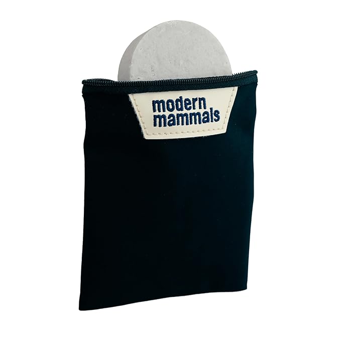 Modern Mammals Light Shampoo Bar - Minimalist Hair Care, Low Suds, Low Lather, Vegan, Sensitive Scalps, No Poo, Anti Poof, Natural Ingredients, Fragrance-Free (1 Bar + BarBag)