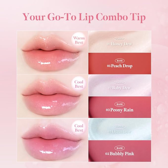 MILKTOUCH Dew Stain Sheer Lip Gloss (04 Mellow Ending, 0.14 Fl Oz (Pack of 1))