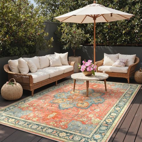 GENIMO Indoor Outdoor Rug, Washable - Image 4