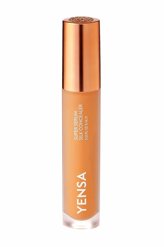 YENSA Super Serum Silk Concealer - Age-Defying Asian Skincare, Natural Superfood Ingredients Cover Imperfections, Boost Collagen (Medium 1) - .20 fl oz