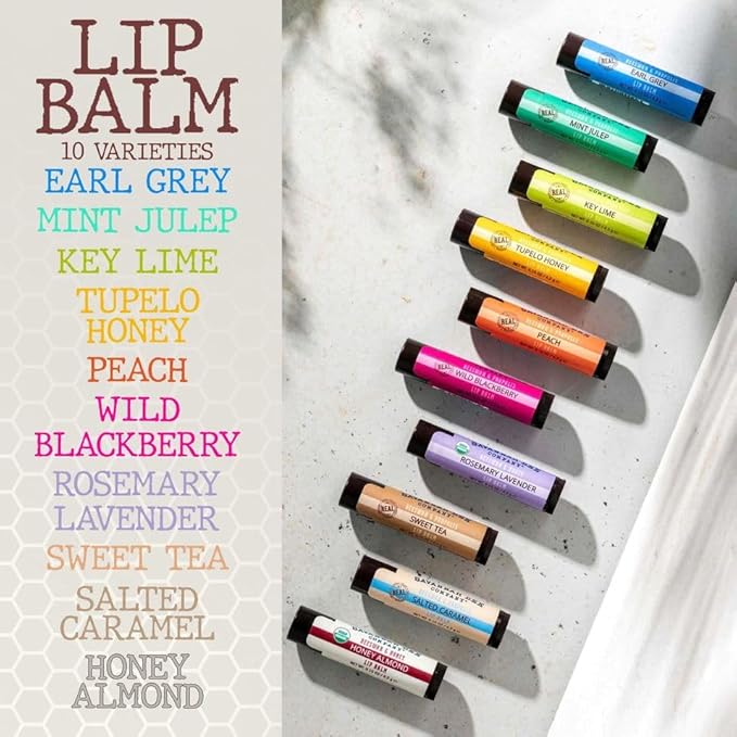 Savannah Bee Company Lip Balm - Lip Moisturizer for Chapped Lips - Hydrating Lip Balm with Pure Honey