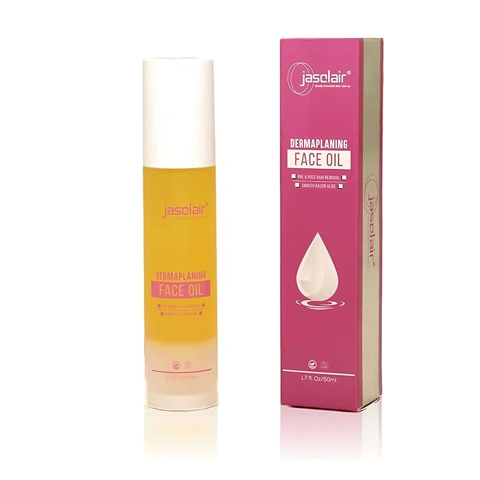 Dermaplaning Oil - Smooth Glide Skin Barrier Shave Oil for Women - Use with Dermaplaning Tool, Facial & Eyebrow Razor, Microblades- Softens Skin Pre & Post Shave