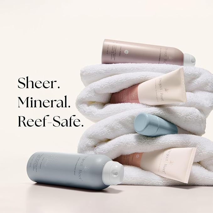 SPF 30 Mineral Sunscreen Spray - Non-Aerosol, Reef Safe, Zinc Sun Block w/ Natural Ingredients, No White Cast Sunscreen for All Skin Types