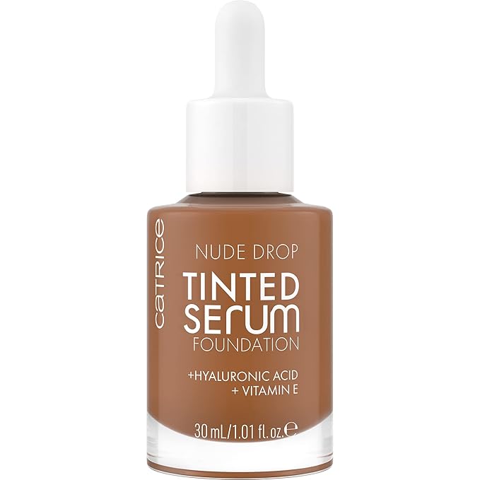 Catrice | Nude Drop Tinted Serum Foundation | Lightweight, Hydrating, Buildable Coverage | Enriched with Hyaluronic Acid & Vitamin E | Vegan & Cruelty Free (095N)