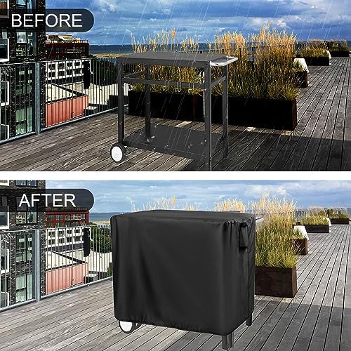 Prep Table Cover 41" for Royal Gourmet Double-Shelf Movable Cart Table - Image 6