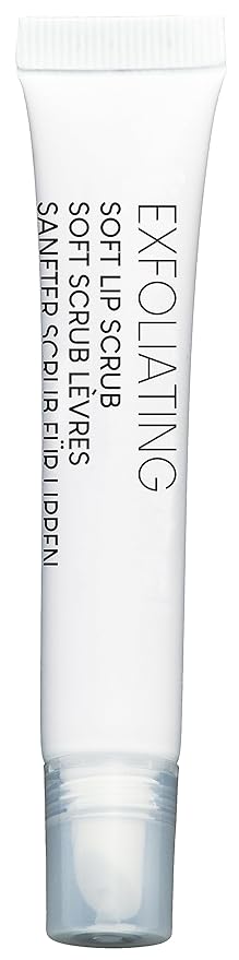 L'Action Paris Exfoliating Soft Lip Scrub, Smooth and Plumped Lips, Sugar Crystals for Gentle Exfoliation, Slanted Applicator, Soothing Shea and Mango Butter Formula 12ml