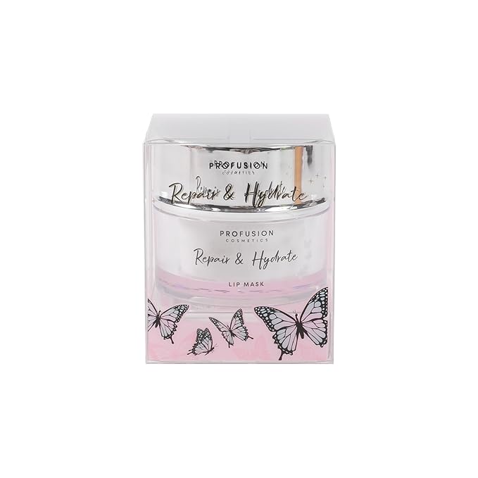 Profusion Cosmetics Empowered Butterfly Repair and Hydrate Lip Mask, Moisturizer Designed for Care and Treatment, Clean Beauty Product Nourishes Healthy Skin and softer, smoother pout
