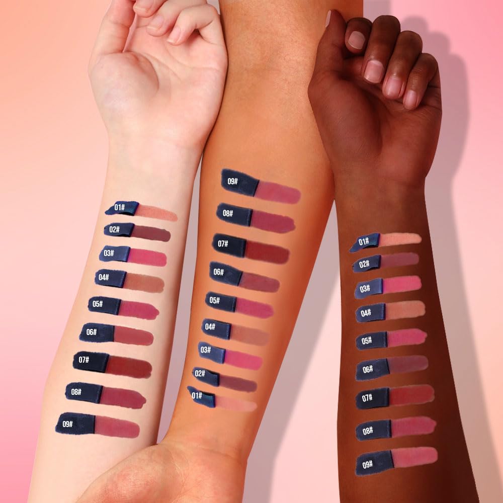 Lip Stain Peel Off – Long Lasting Waterproof Lip Tint, Smudge Proof Transfer Resistant Lip Stains Tattoo,High Pigment Matte Lip Color, Kiss Proof Peel Off Lip Stain Masque,All-Day Stay Lip Makeup 09#