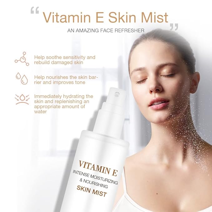 Neutriherbs Face Mist Vitamin E Hydrating Face Mist Natural Facial Spray Mist Moisturizing Soothing Skin Care US 4 fl.oz