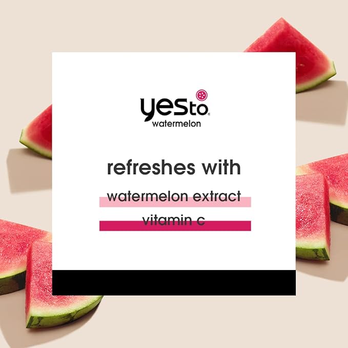 Yes To Watermelon Hydrating Lip Balm, Refreshing Non-Sticky Formula That Restores Dry Cracked Lips & Locks In Moisture, With Apricot Kernel Oil & Antioxidants, Natural & Cruelty Free, 0.15 Oz, 3-Pack
