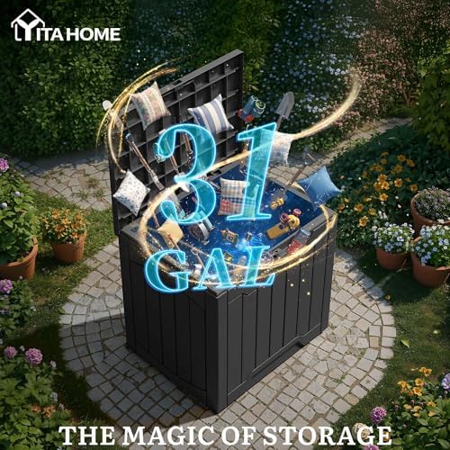 YITAHOME 31 Gallon Outdoor Storage Box - Image 4