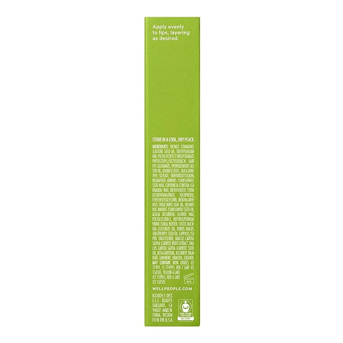 Well People Lip Nurture Hydrating Balm, Lip Balm For Hydration & Vibrant Sheer Color, Soothes & Softens Lips, Vegan & Cruelty-free, Black Cherry