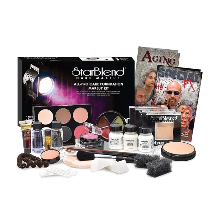 Mehron Makeup All-Pro StarBlend Cake Kit (Fair)