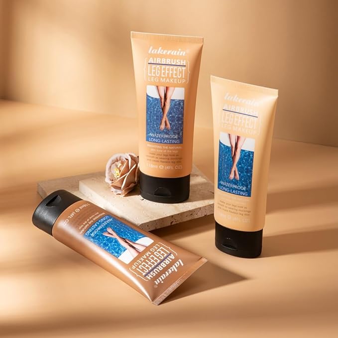 Leg Makeup Waterproof No Transfer,Leg Makeup Lotion,Leg and Body Scar Cover up Makeup,Long Last Body Foundation (1# Fairest Glow, 4 FL OZ)