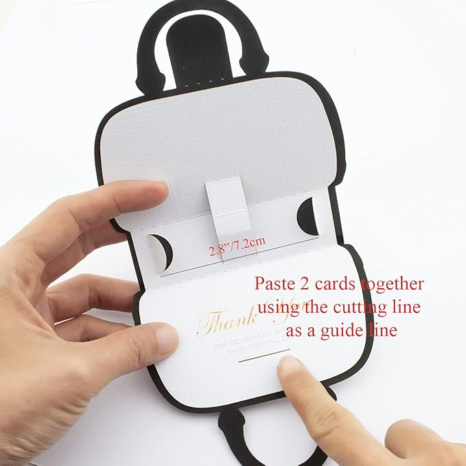 Summer-Ray 25 Sets Luxury Lip Balm Holder for Wedding Party Favors Thank You for Celebrating with Us on Our Special Day (For Birthday)