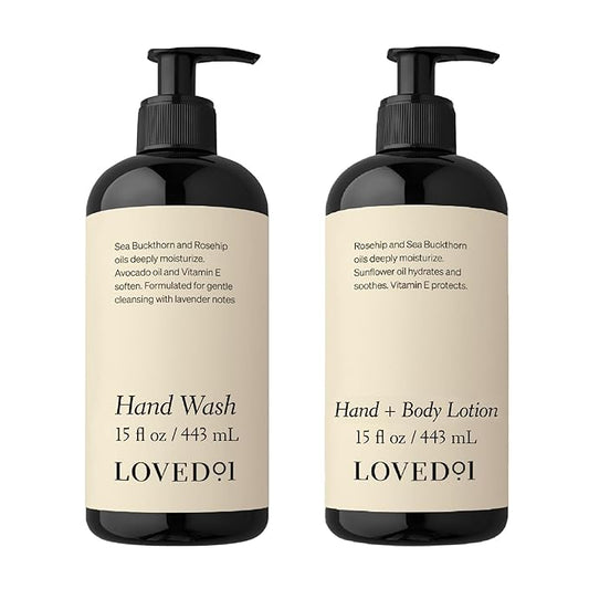 Hand Care Duo, Oprah's Favorite Things, Cleansing & Moisturizing Bundle (15 Oz Hand Wash & 15 Oz Hand & Body Lotion)