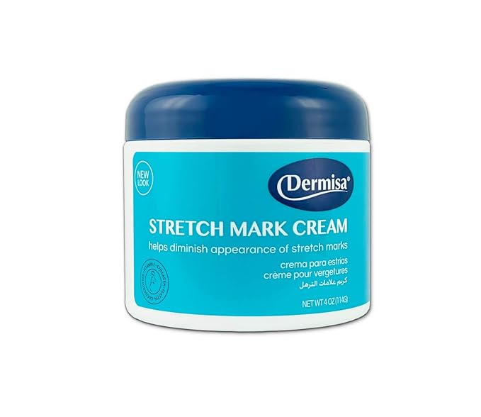 Dermisa Stretch Mark Cream | Contains Cocoa Butter, Vitamin E, Collagen & Elastin | 4 OZ | Pack of 1