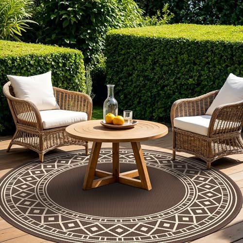 GENIMO Outdoor Rug, Waterproof Plastic Rugs by GENIMO