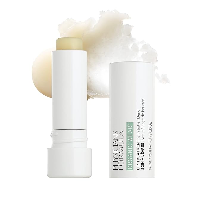 Orangic Lip Balm By Physicians Formula Organic Wear All Natural Lip Treatment Lip Balm, Dermatologist Tested