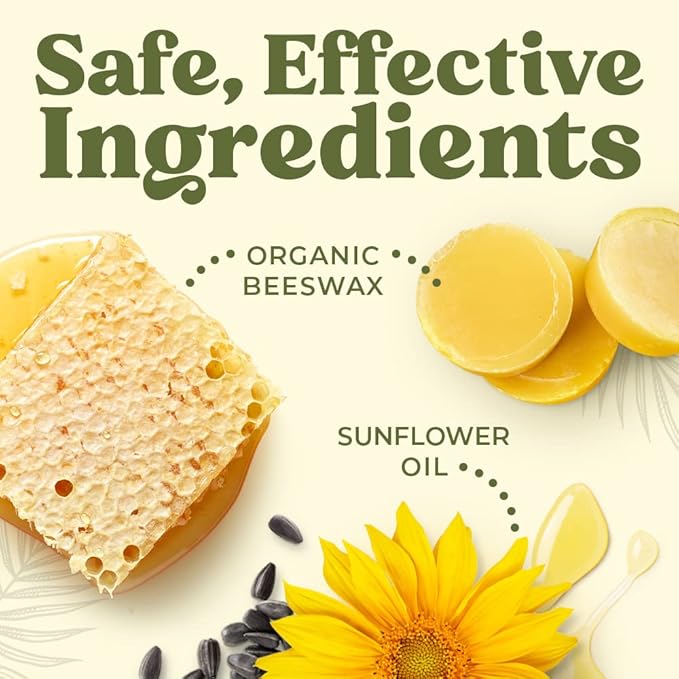 USDA Organic Lip Balm 4-Pack by Earth's Daughter - Eucalyptus Mint Flavor, Beeswax, Coconut Oil, Vitamin E - Best Lip Repair Chapstick for Dry Cracked Lips.