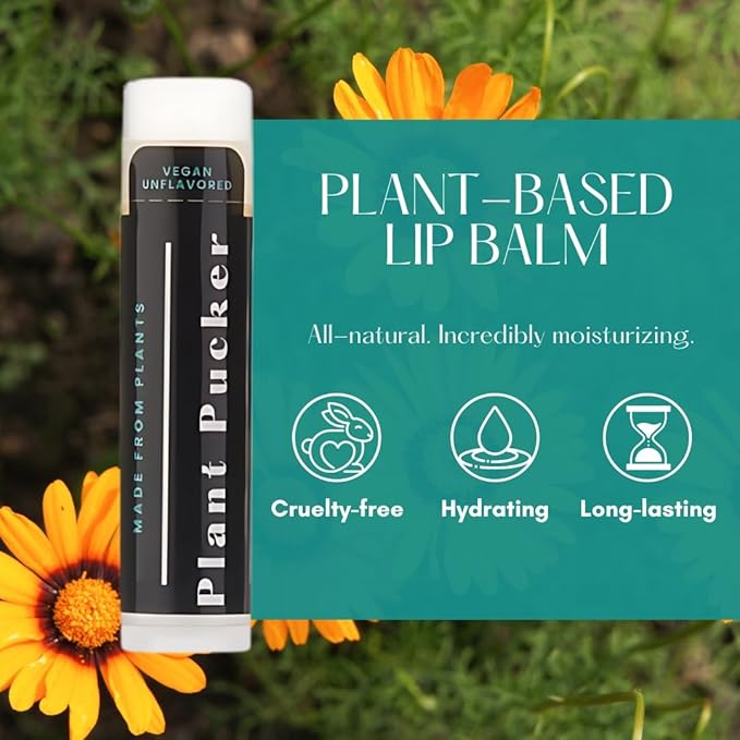 Vegan Lip Balm (3-Pack) (Unflavored)