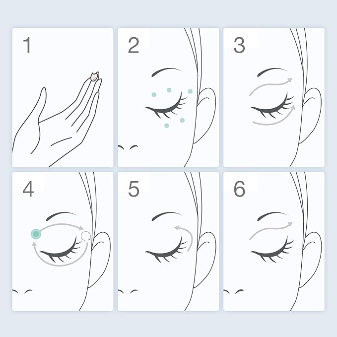 [[]b.glen QuSome Eye Serum (12g/0.42Oz.) Smooths Fine Wrinkles and Dry Skin Around The Eye Area. Moist yet Stretchy Textured with a Slightly Pink Hue from The Materra Powder.