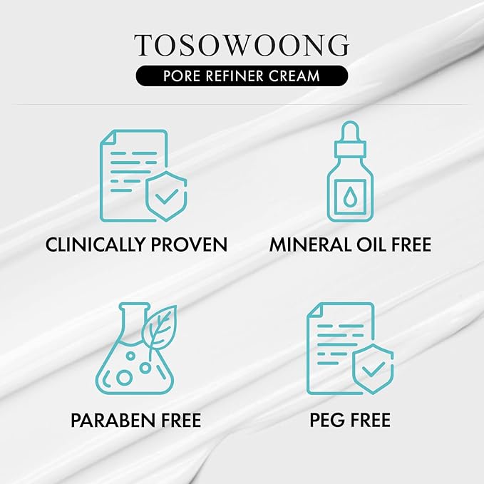 Pore Refiner Cream, Face Cream, Pore Extractor, Pore Minimize & Reducer and Remover. Best Pore Minimizer Treatment. Moisturizer for Oily Skin. K Beauty, Korean Skincare, 50g, 1.76 oz.