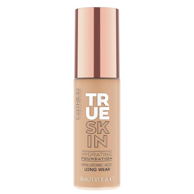 Catrice | True Skin Hydrating Foundation | Lightweight Buildable Coverage with Hyaluronic Acid and Watermelon Seed Oil | Vegan & Cruelty Free (040 | Neutral Hazel)