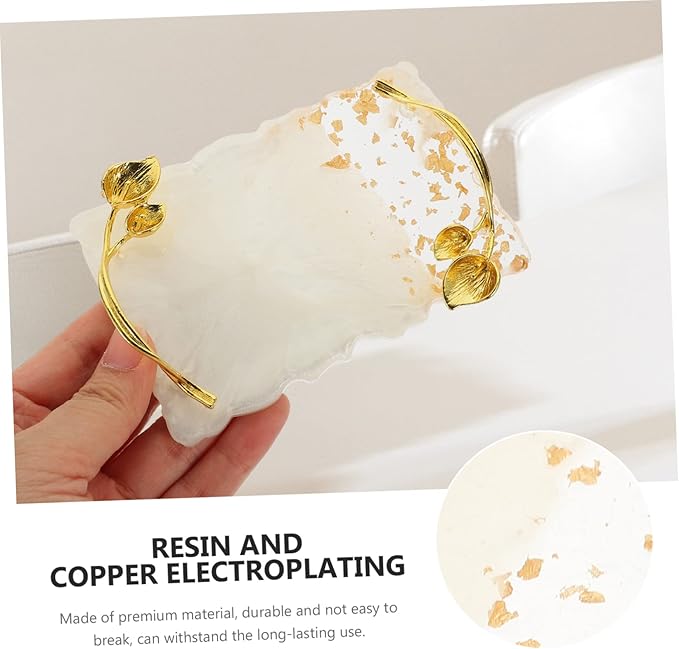 FOMIYES 2pcs Nail Palette Vintage Nail Plate White Resin