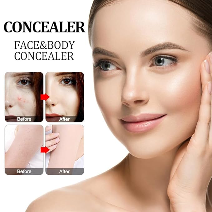 Liquid Primer Set Matte Liquid Full Coverage Oil Control Breathable Invisible Cover Concealer Primer with Face Primer, Makeup Sponge