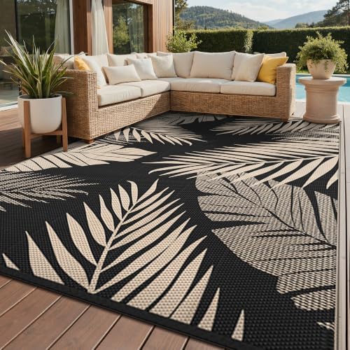 GENIMO Outdoor Rug, Waterproof Plastic Rugs by GENIMO