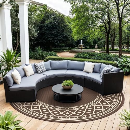 GENIMO Outdoor Rug, Waterproof Plastic Rugs - Image 2