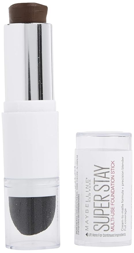 Maybelline New York Super Stay Foundation Stick for Normal To Oily Skin, Espresso, 0.25 Ounce