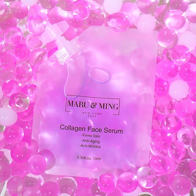 Tres Amigos Collection/Organic Hyaluronic Acid, Vitamin C, Collagen Korean Face Serums 1 oz. Total Weight