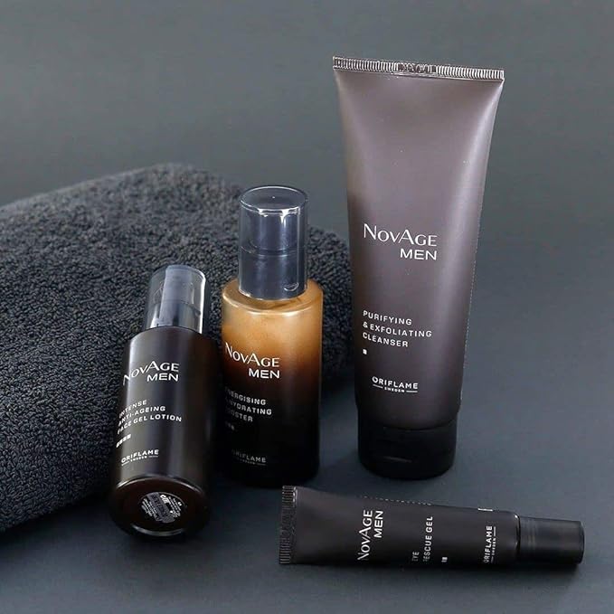 Nov Age Men Anti-Aging Skin Care Set for Ultimate Skin Full Of Set Skin Treatment by Sweden NOVAGE