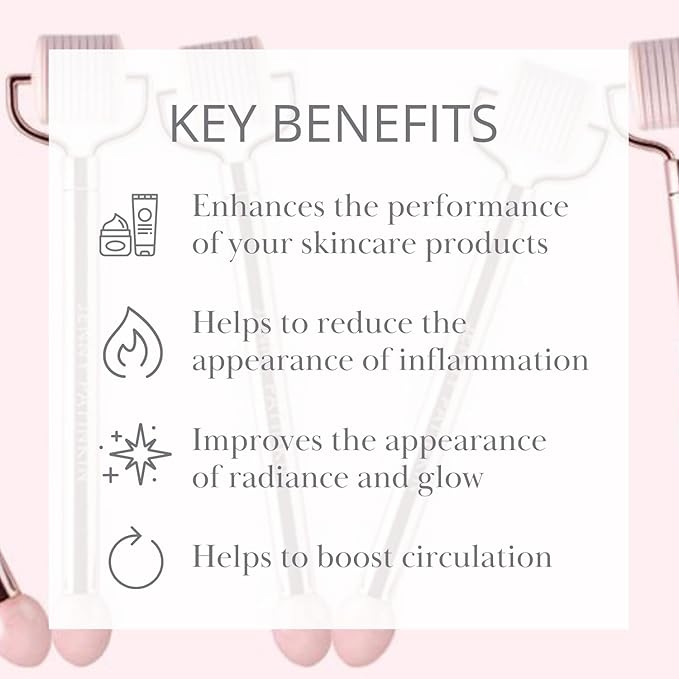 Rose On Rose Derma Roller by Jenny Patinkin
