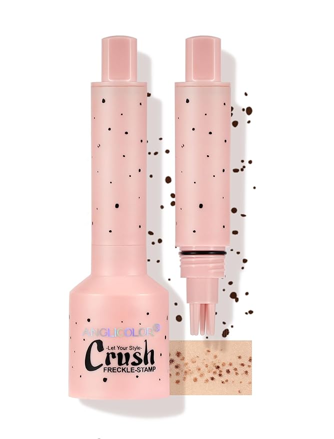 Freckle Pen, Freckle Stamp, Long Lasting, Waterproof, Smudge-proof, Transfer-proof, Easy Natural Sun-kissed Makeup, Suitable for All Skin Types, Vegan & Cruelty-Free (Deep-03)