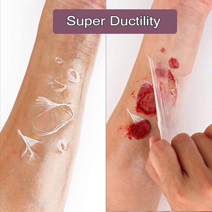Depvision Liquid Latex 3 Colors Set White Fresh Clear Color For Special Effects Wound Waterproof Professional Makeup Artist Skin Illustrator SFX Monster Zombie (60ml * 3 color)