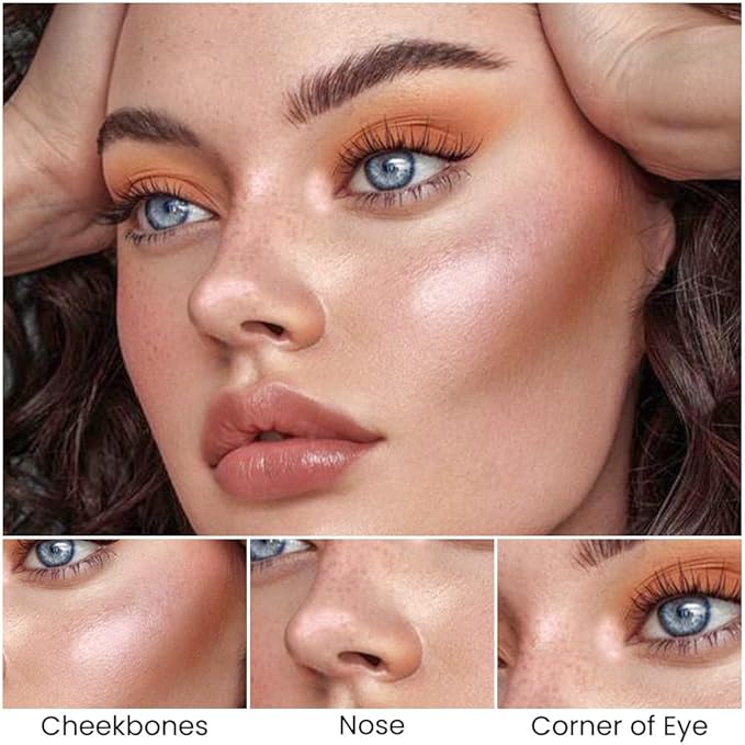 evpct 2in1 Face Shaping & Contouring Stick Cream Contour Concealer Bronzer Stick Makeup Kit for Face Highlighter Makeup Stick contorno maquillaje de maquillaje, NEW Light Medium + ORIGINAL Universal