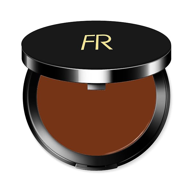 Cream To Powder Foundation by Flori Roberts, Full Coverage for Women of Color or Deeper Skin Tones, Long Lasting Makeup, Matte Finish, Covers Uneven Complexion and Hides Imperfections, 0.30 oz