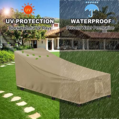 OutdoorLines Waterproof Patio Chaise Lounge Chair Cover - Image 6