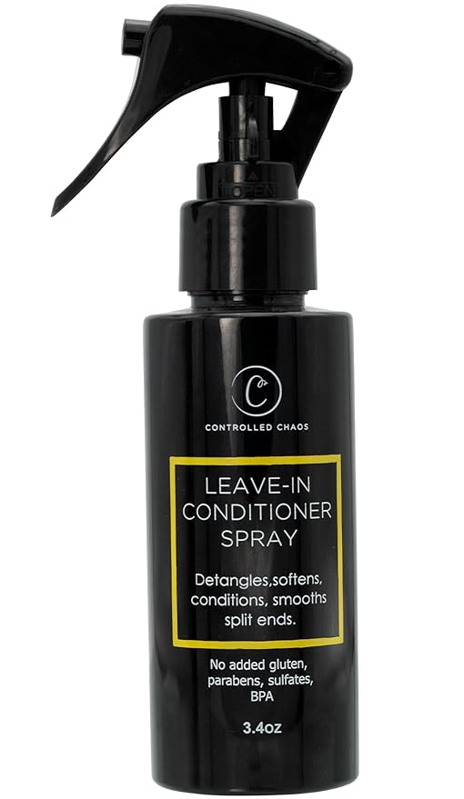 Controlled Chaos Leave-In Conditioner Spray– Anti Frizz Hair Detangler Spray for Dry Damaged Hair with Natural Watermelon & Sunflower Seed Oil & Honey – Non-Greasy, Gluten, Sulfate & Paraben Free
