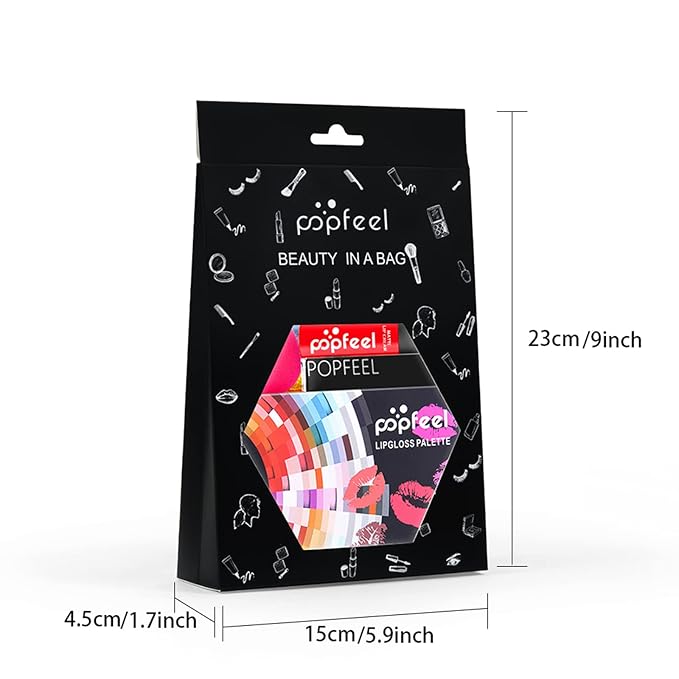 All-in-one Holiday Makeup Gift Set | Full Makeup Kit for Women Multipurpose Essential Bundle Include Eyeshadow Palette Lipstick Blush Concealer Face Powder Eyeliner Mascara Lipgloss Brush