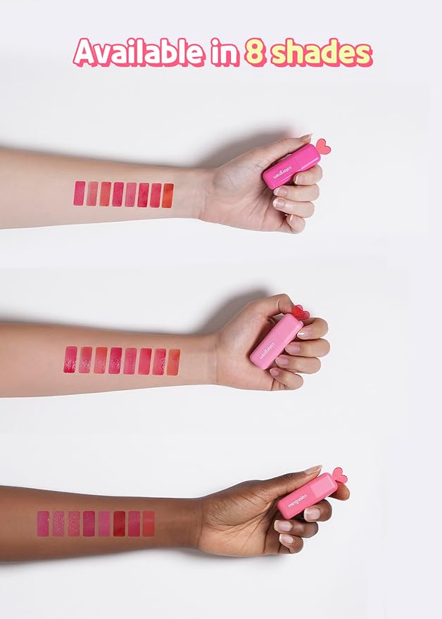 COLORGRAM Juicy Blur Tint 07 Cheery Up Lychee | Daily Semi-Matte, Semi-Glossy, Long-Lasting Lip Stain, Moisturizing, Buildable & Blendable, highly Pigmented (0.12 Fl. Oz.)