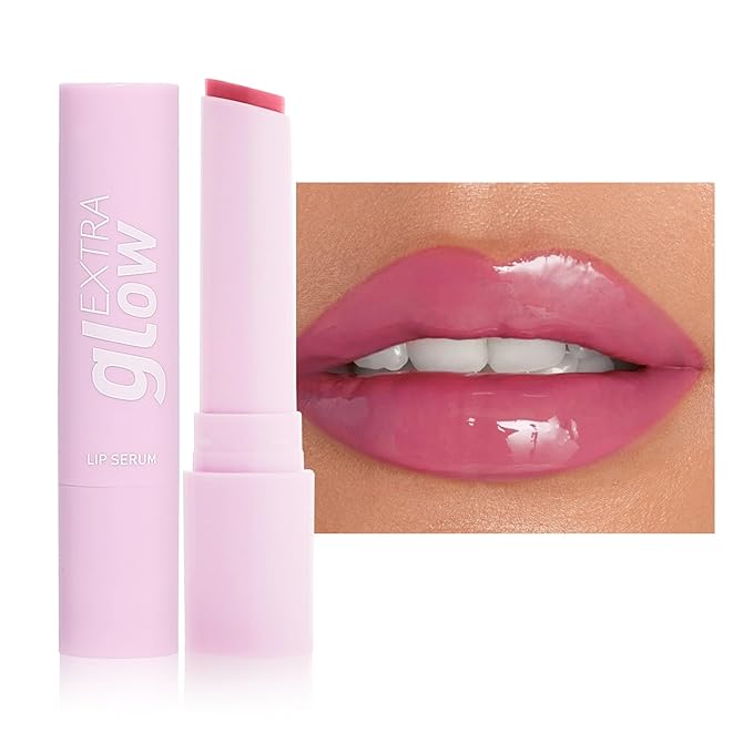 MAEPEOR Nourishing Lip Balm 8 Colors Smooth Moisturizing Lip Glow Gloss Non-Sticky and Long-lasting Hydrating Jelly Lip Balm for Women and Girls (Color 05)