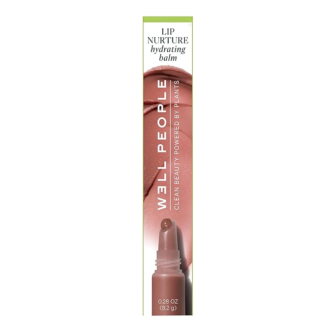 Well People Lip Nurture Hydrating Balm, Lip Balm For Hydration & Vibrant Sheer Color, Soothes & Softens Lips, Vegan & Cruelty-free, Spiced